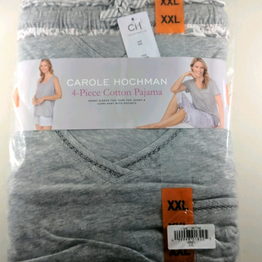 4 pieces 100% cotton jersey pajamas sleepwear set